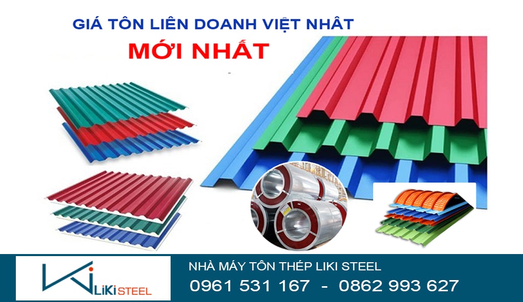 Giá tôn Liên Doanh Việt Nhật mới nhất