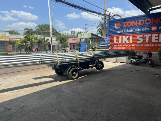 Tôn Thép LIKI STEEL | Tôn - Sắt hộp - Sắt ống - Sắt hình - Inox - B40 nha may ton likisteel 15