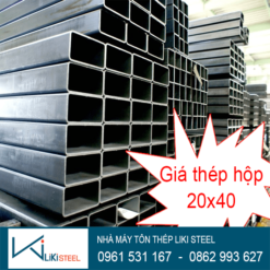 Giá sắt hộp 20x40 Hòa Phát