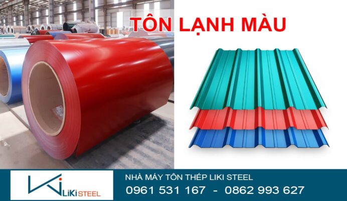 Giá tôn lạnh màu