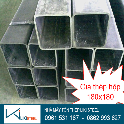 Thép hộp 180x180, Sắt hộp 180x180