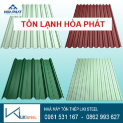 Bảng giá tôn lạnh Hòa Phát