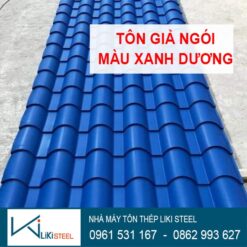 Giá tôn giả ngói màu xanh dương