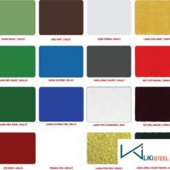 Bảng màu của tôn giả ngói vảy cá