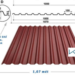 Cấu tạo tôn 11 sóng