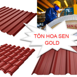 Tôn Hoa Sen Gold