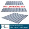 Giá tôn lạnh không màu