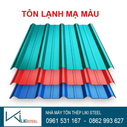 Giá tôn lạnh màu