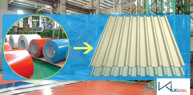 Quy trình sản xuất Tôn AZ150 Hoa Sen 