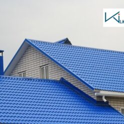 Ứng dụng của tôn giả ngói màu xanh dương