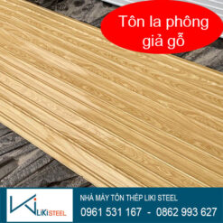 Giá tôn la phông giả gỗ
