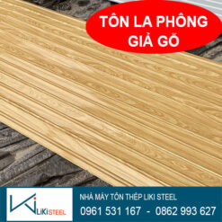 Giá tôn la phông giả gỗ