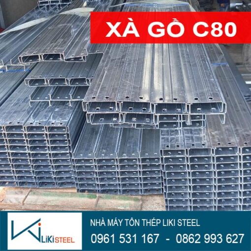 Giá xà gồ C80