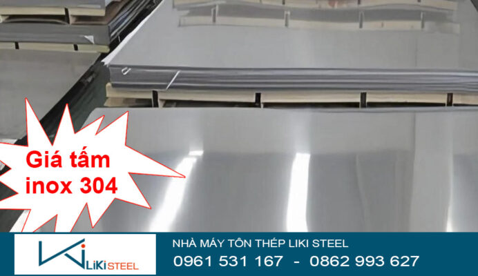 bảng báo giá tấm inox 304