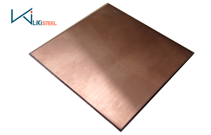 Inox tấm màu đồng