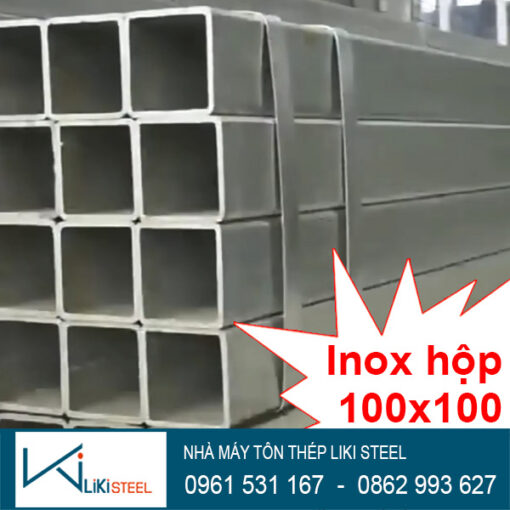 Giá hộp inox 100x100