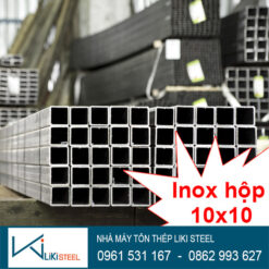 giá inox hộp 10x10