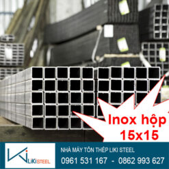 Giá inox hộp 15x15