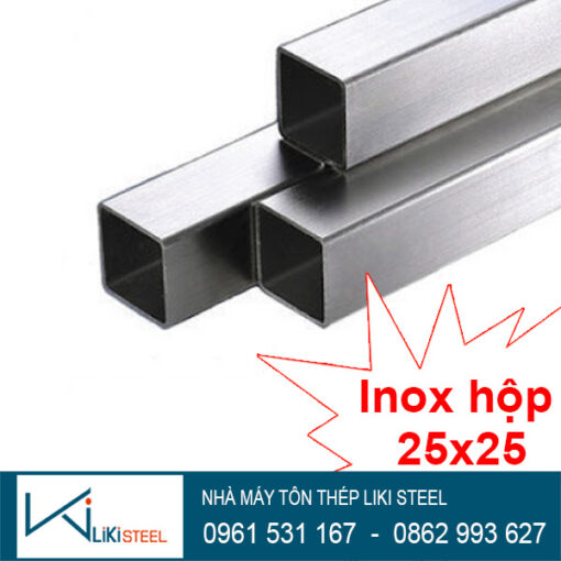 giá inox hộp 25x25