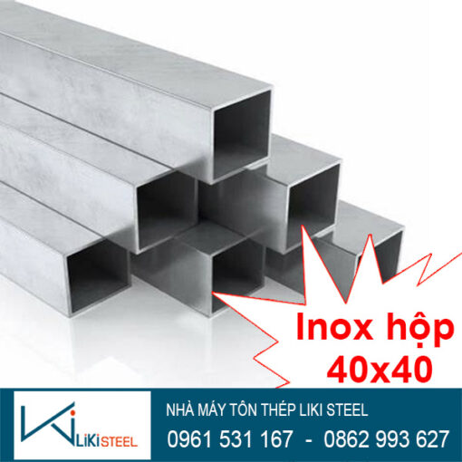 giá inox hộp 40x40