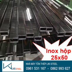 Báo giá inox 304 hộp 25x50