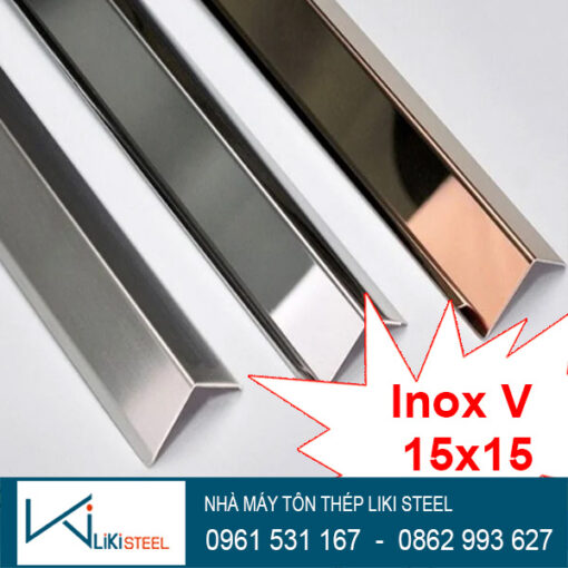 Giá V inox 15x15 mới nhất