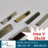 Giá V inox 25x25 hôm nay