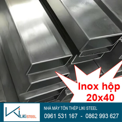 Báo giá inox 304 hộp 20x40