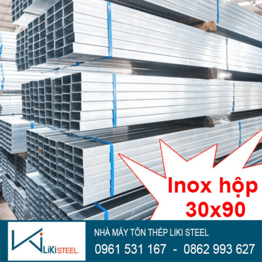 Báo giá hộp inox 30x90