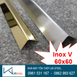 Tôn Thép LIKI STEEL | Tôn - Sắt hộp - Sắt ống - Sắt hình - Inox - B40 V inox 60x60 tại LIKI STEEL