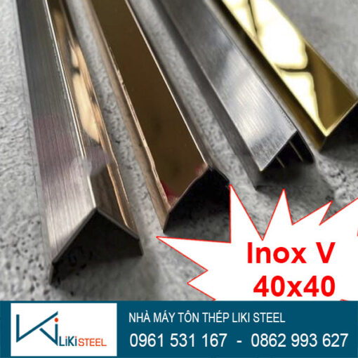 V inox 40x40