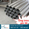 Ống inox phi 30