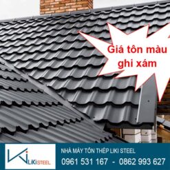 Giá tôn màu ghi xám