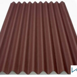 Mái tôn màu nâu đất nâng cao giá trị thẩm mỹ công trình