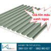 Giá tôn màu xanh ngọc