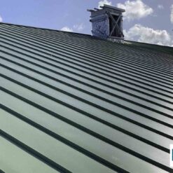 Mái tôn màu xanh rêu bền đẹp, chống ăn mòn tốt, phù hợp mọi công trình hiện đại