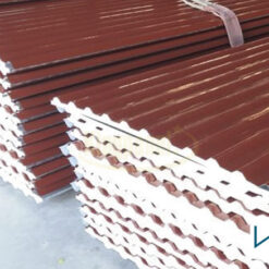 Tôn xốp màu đỏ giúp giảm tiếng ồn, hoàn hảo cho các không gian cần yên tĩnh