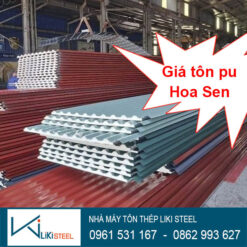Giá tôn PU cách nhiệt Hoa Sen