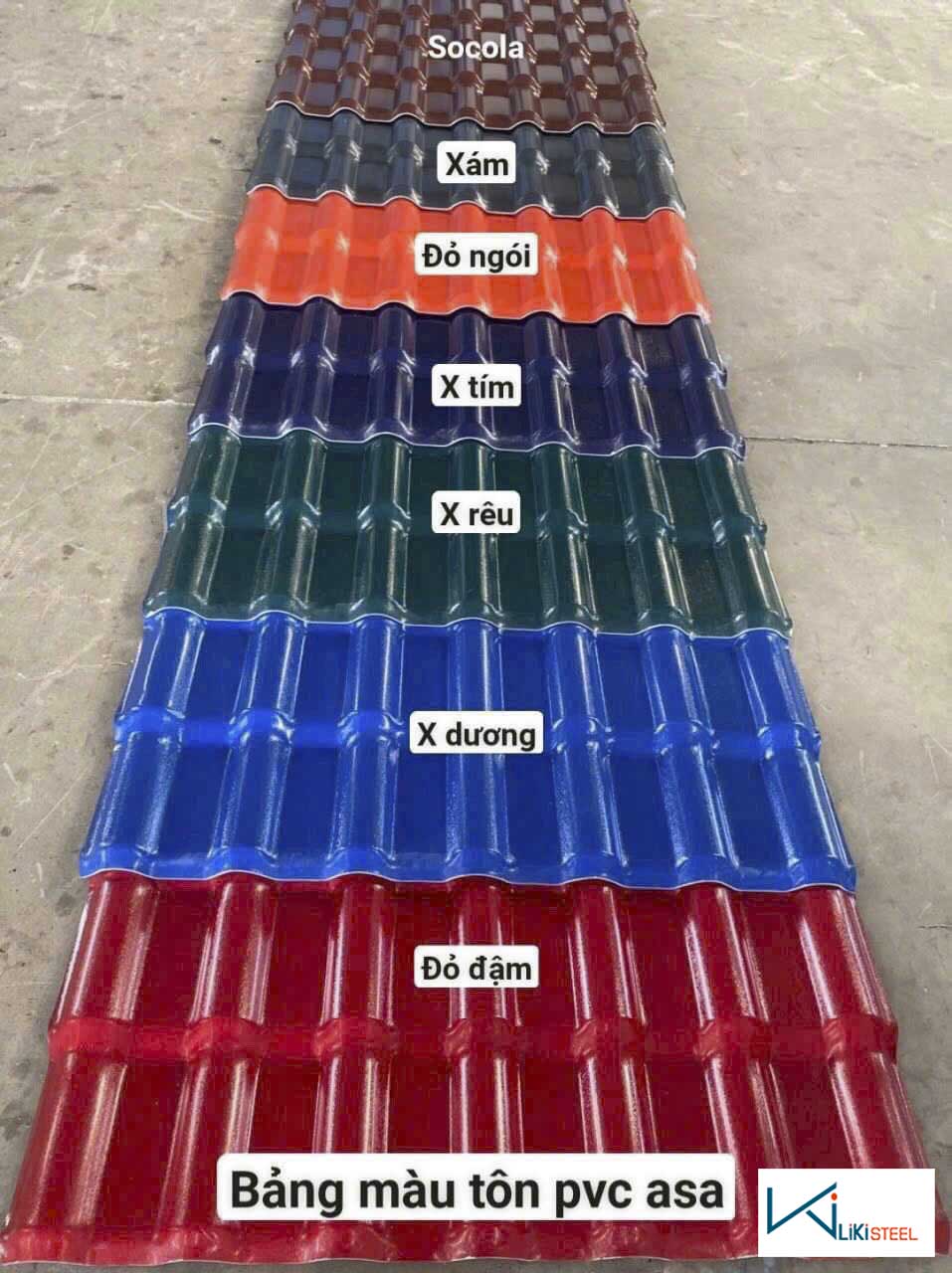 Mẫu mã đẹp, nhiều màu sắc, loại sóng, giá tấm nhựa sóng lấy sáng linh hoạt theo nhu cầu