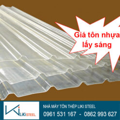 Giá tôn nhựa lấy sáng