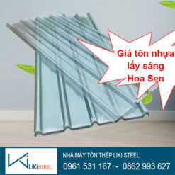 Tôn nhựa lấy sáng Hoa Sen