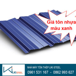 Giá tôn nhựa màu xanh