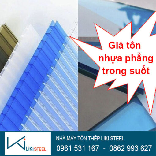 Tôn nhựa trong suốt phẳng