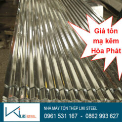 Giá tôn mạ kẽm Hòa Phát