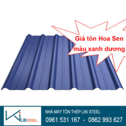 Giá tôn Hoa Sen màu xanh dương