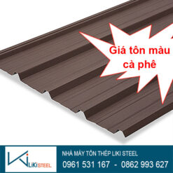 Giá tôn màu cà phê
