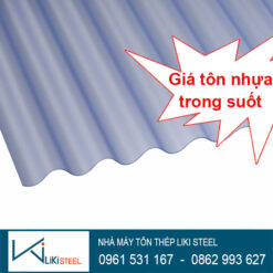 Giá tôn nhựa trong suốt