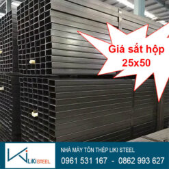 Tôn Thép LIKI STEEL | Tôn - Sắt hộp - Sắt ống - Sắt hình - Inox - B40 Giá sắt hộp 25x50
