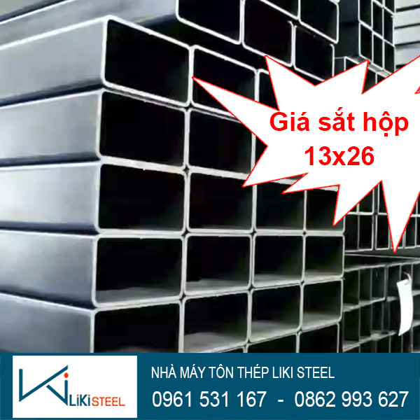 Giá Sắt Hộp 13x26, Thép Hộp 13x26 Giá sắt hộp 13x26