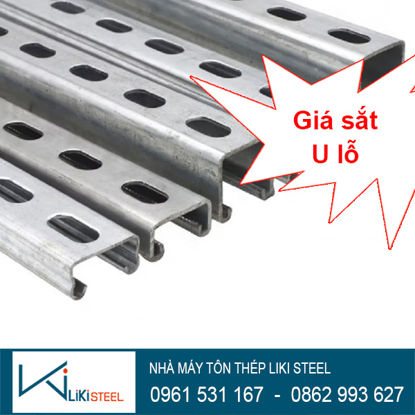 Giá Sắt U Lỗ, Thép U Lỗ Giá sắt U lỗ